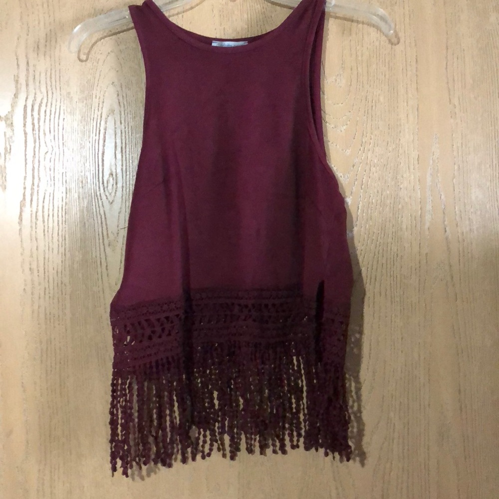 Velvet Crop Top